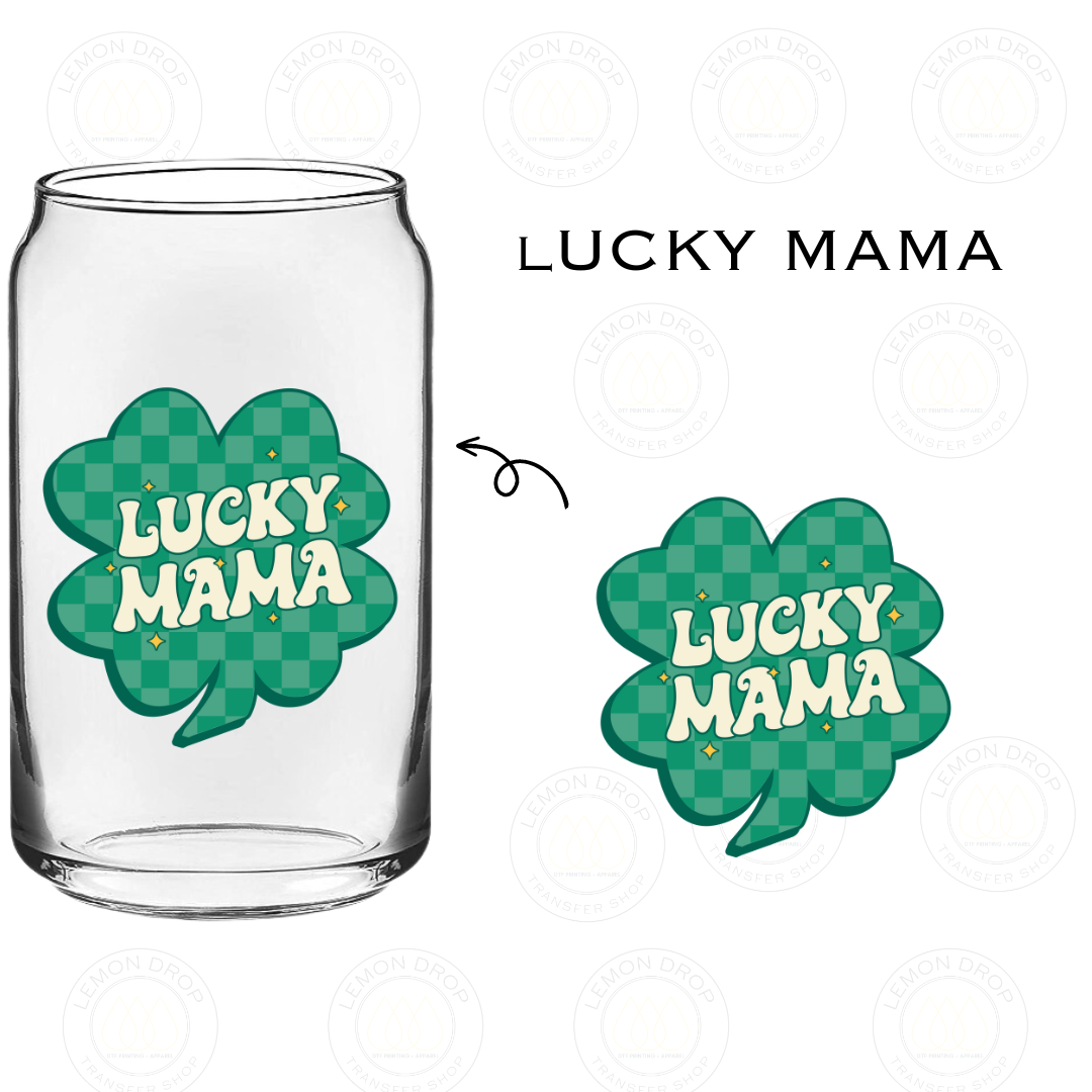 LUCKY MAMA UV DTF STICKER