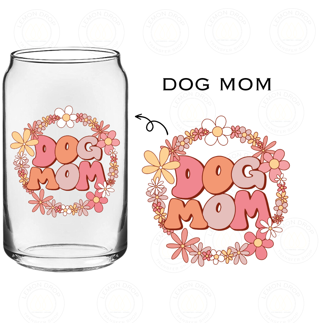 DOG MOM UV DTF STICKER