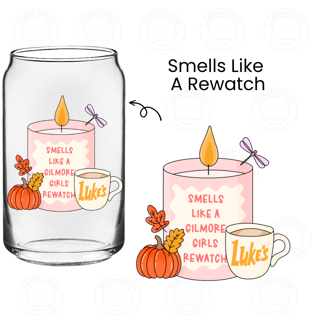 Smells Like A Rewatch UV DTF STICKER