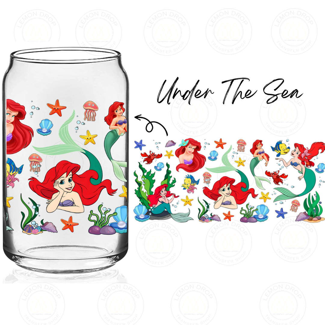 Under The Sea Wrap UV DTF 16OZ CUP WRAP