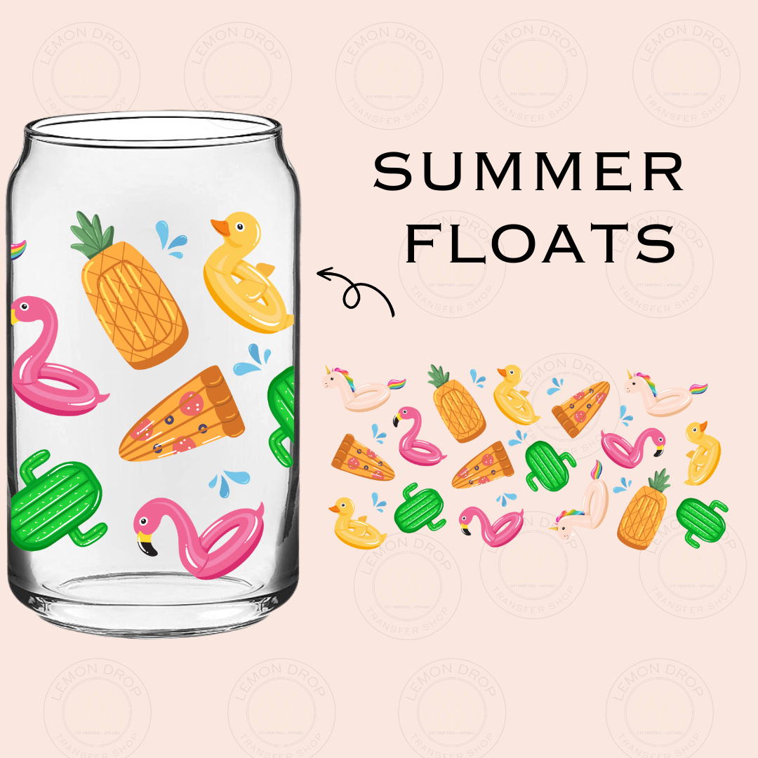 SUMMER FLOATS DTF 16OZ CUP WRAP