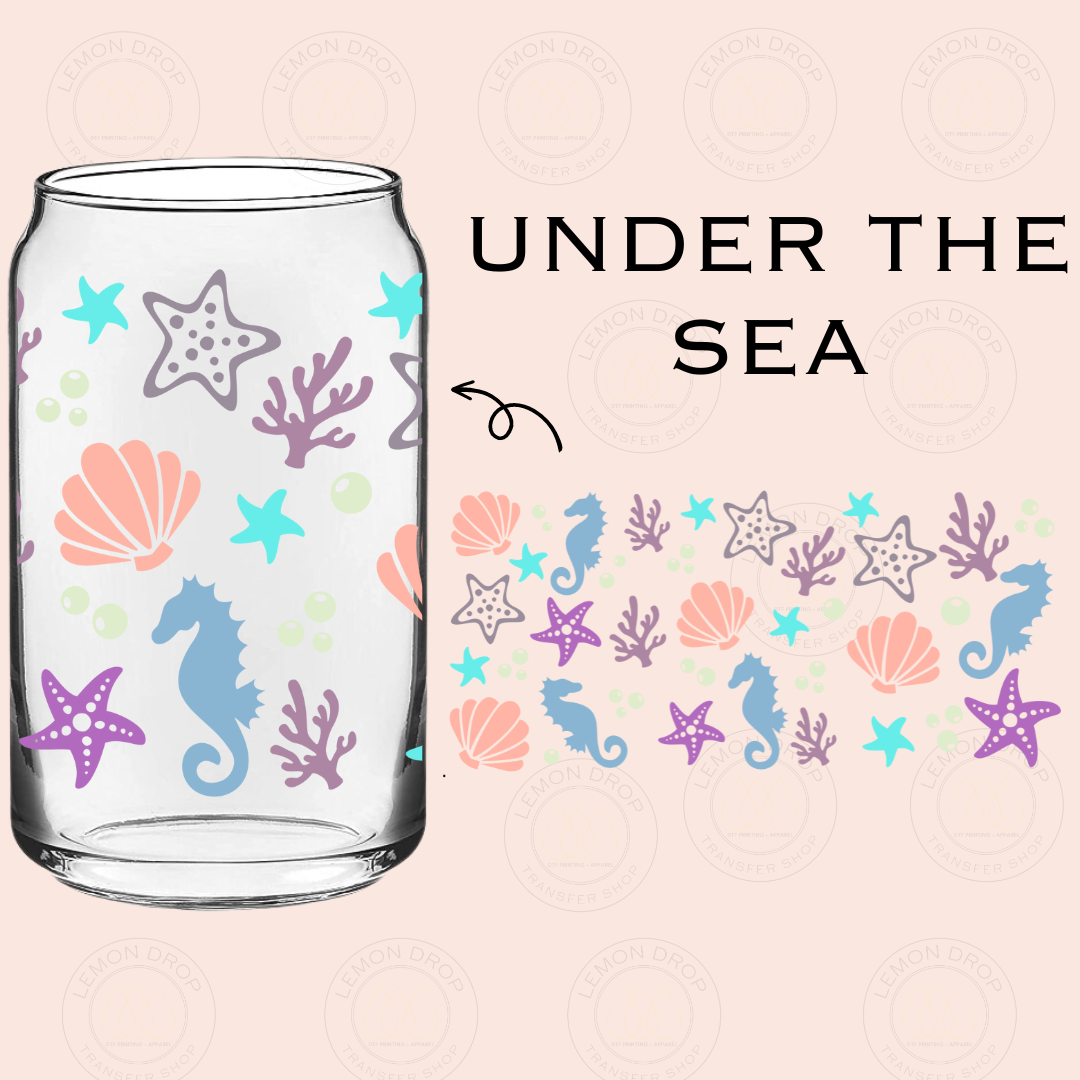 UNDER THE SEA DTF 16OZ CUP WRAP