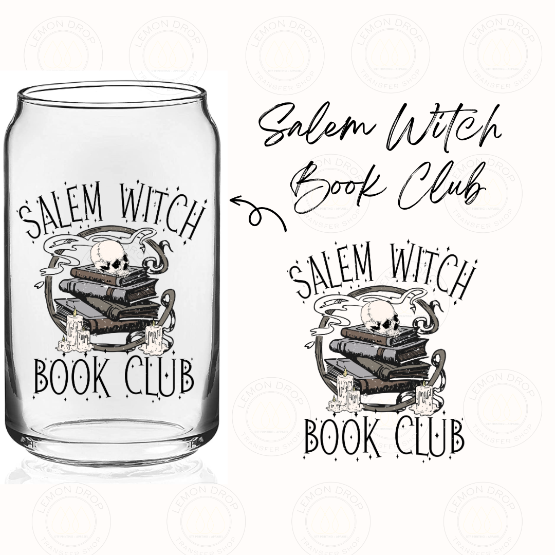 Salem Witch Book Club UV DTF STICKER