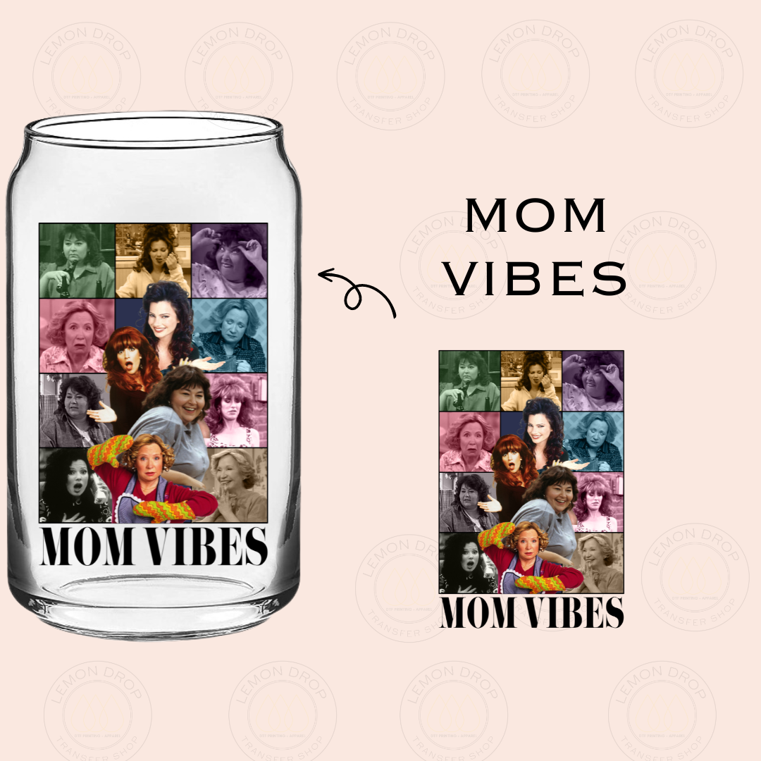 MOM VIBES UV DTF STICKER
