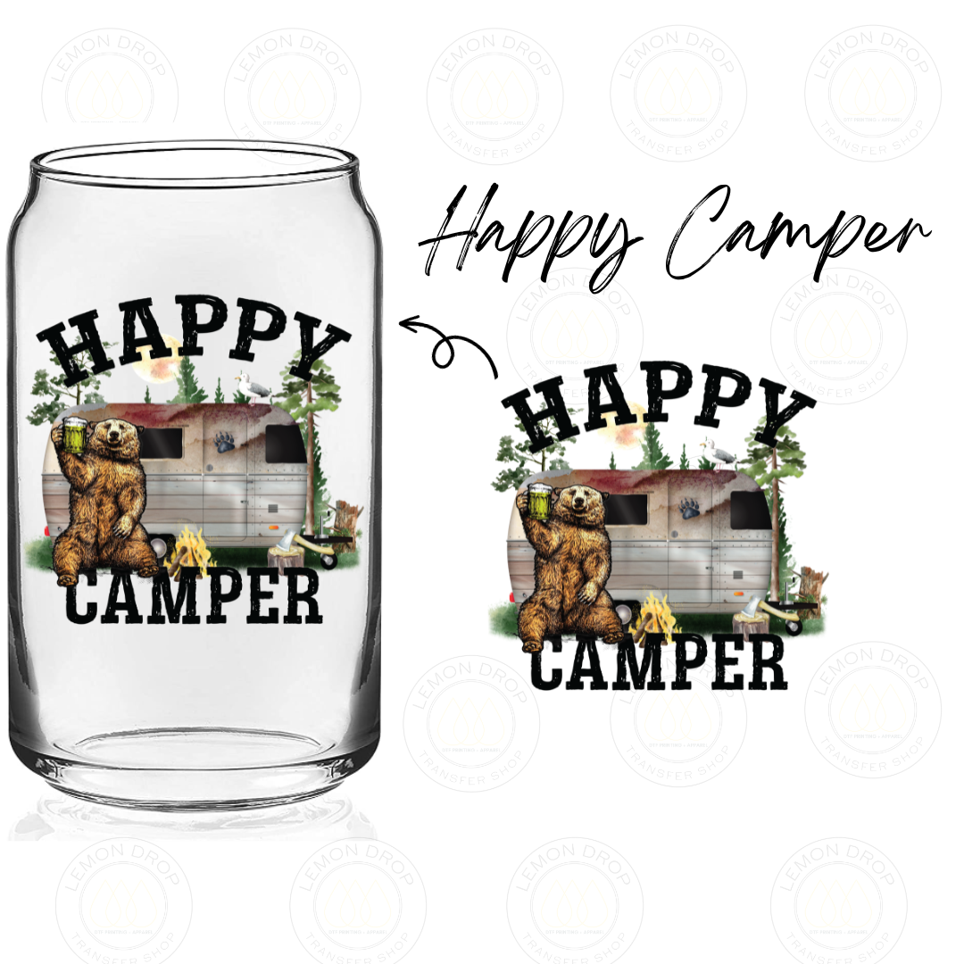 Happy Camper UV DTF STICKER