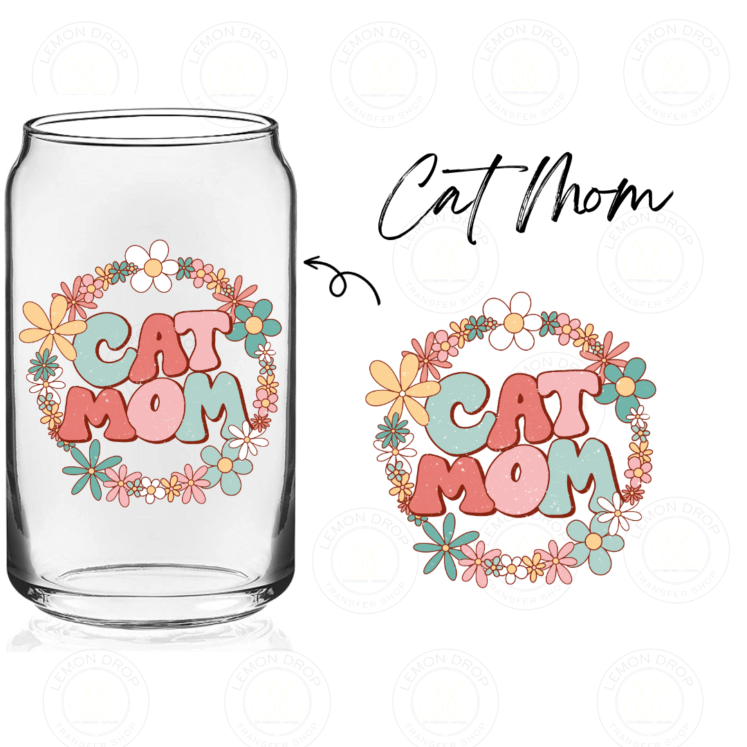 Cat Mom - UV DTF STICKER