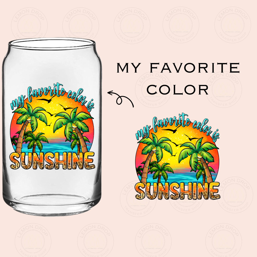 MY FAVORITE COLOR UV DTF STICKER