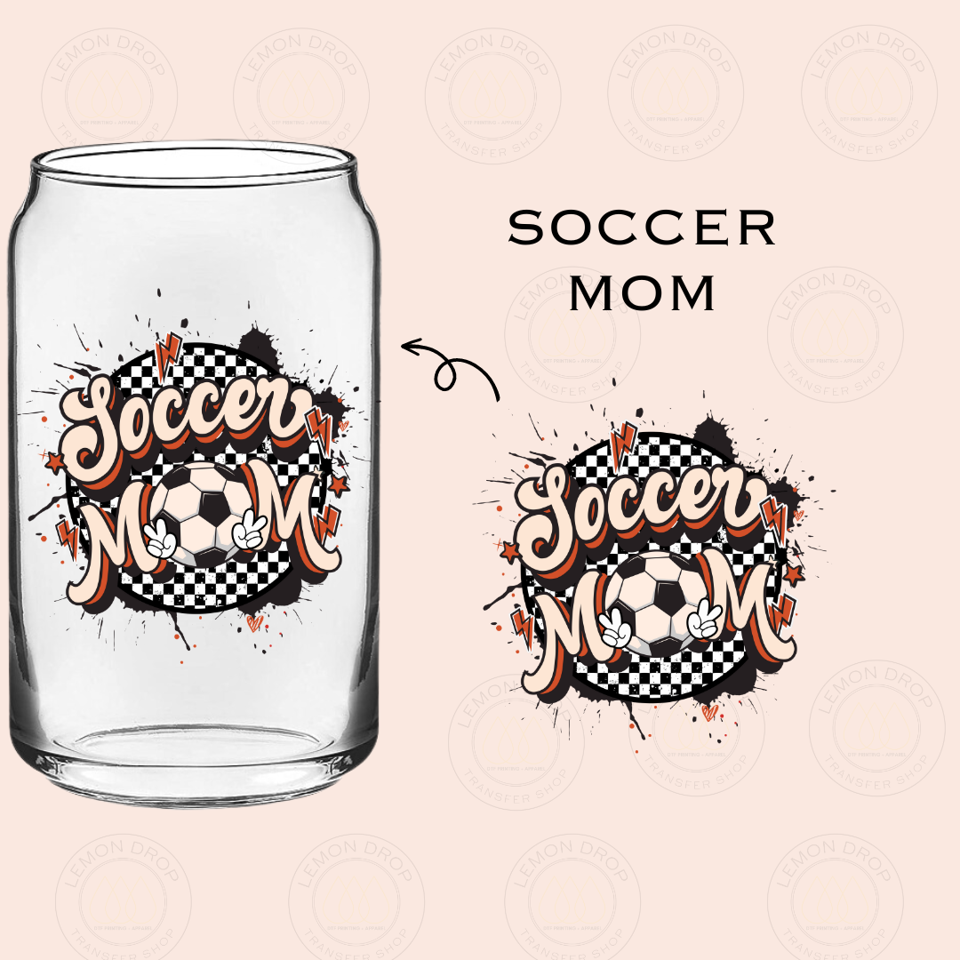 SOCCER MOM UV DTF STICKER