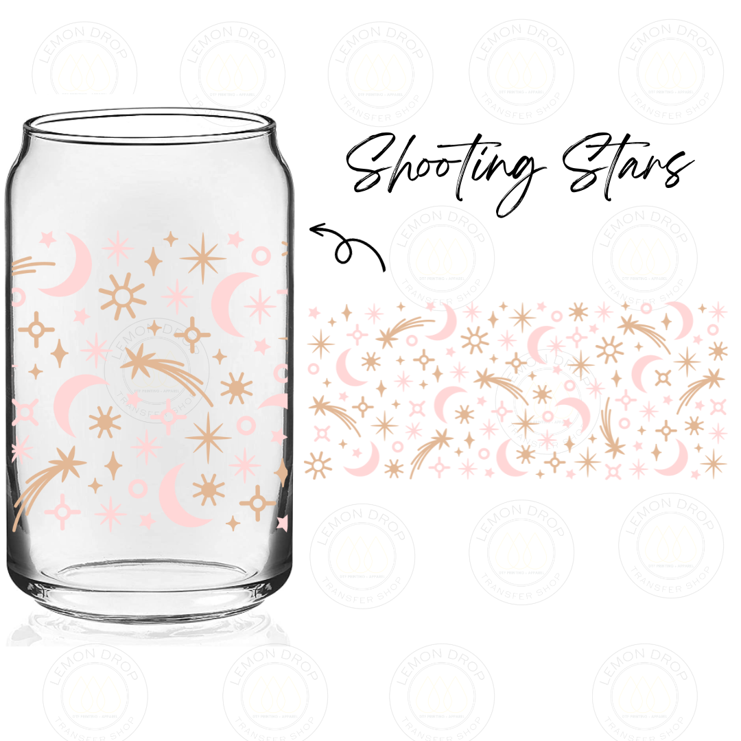 Shooting Stars UV DTF 16OZ CUP WRAP