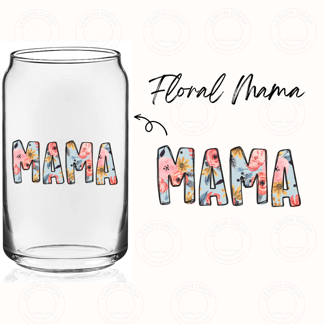 Floral Mama UV DTF STICKER