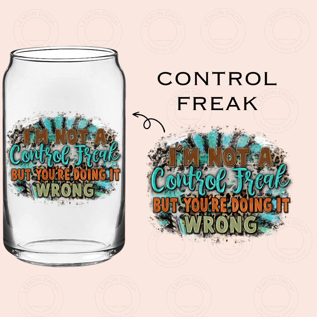 CONTROL FREAK UV DTF STICKER