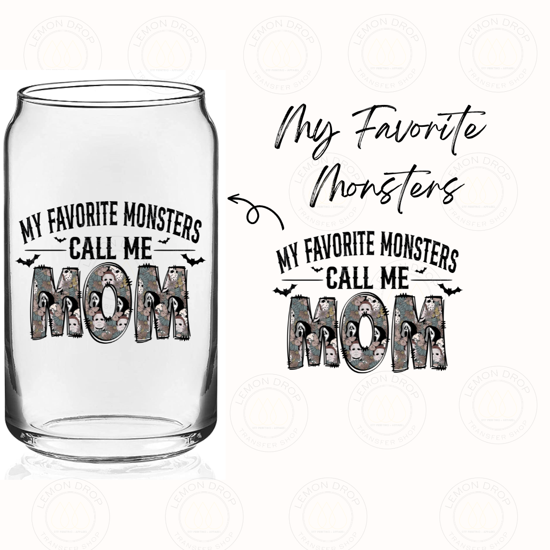 My Favorite Monsters UV DTF STICKER