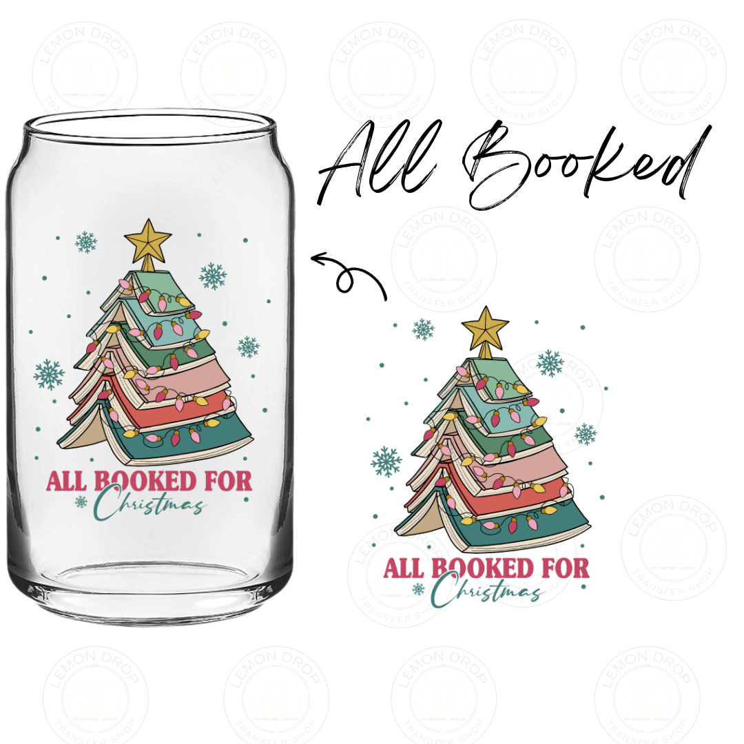 All Booked DOUBLE-SIDED UV DTF STICKER