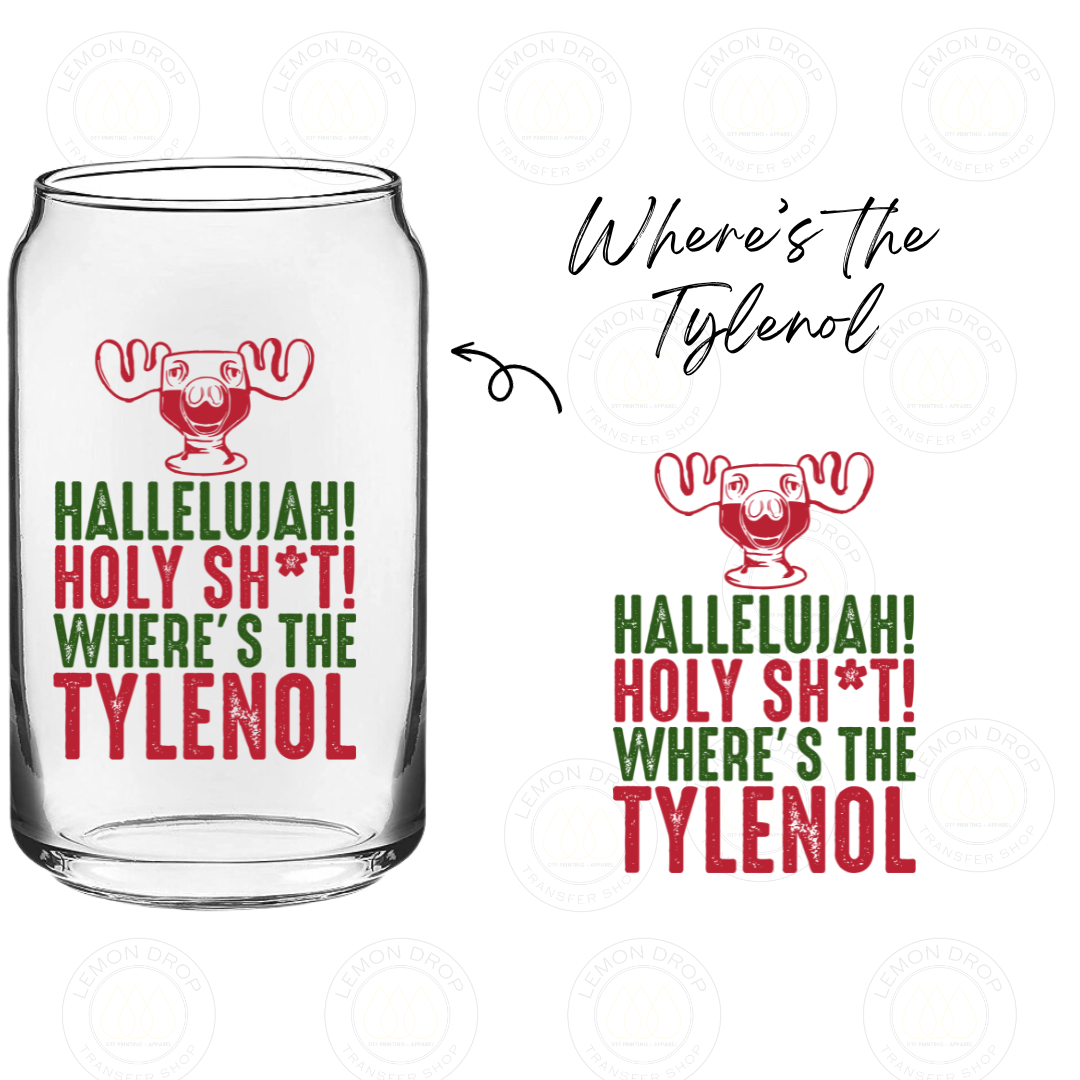 Where’s the Tylenol DOUBLE-SIDED UV DTF STICKER