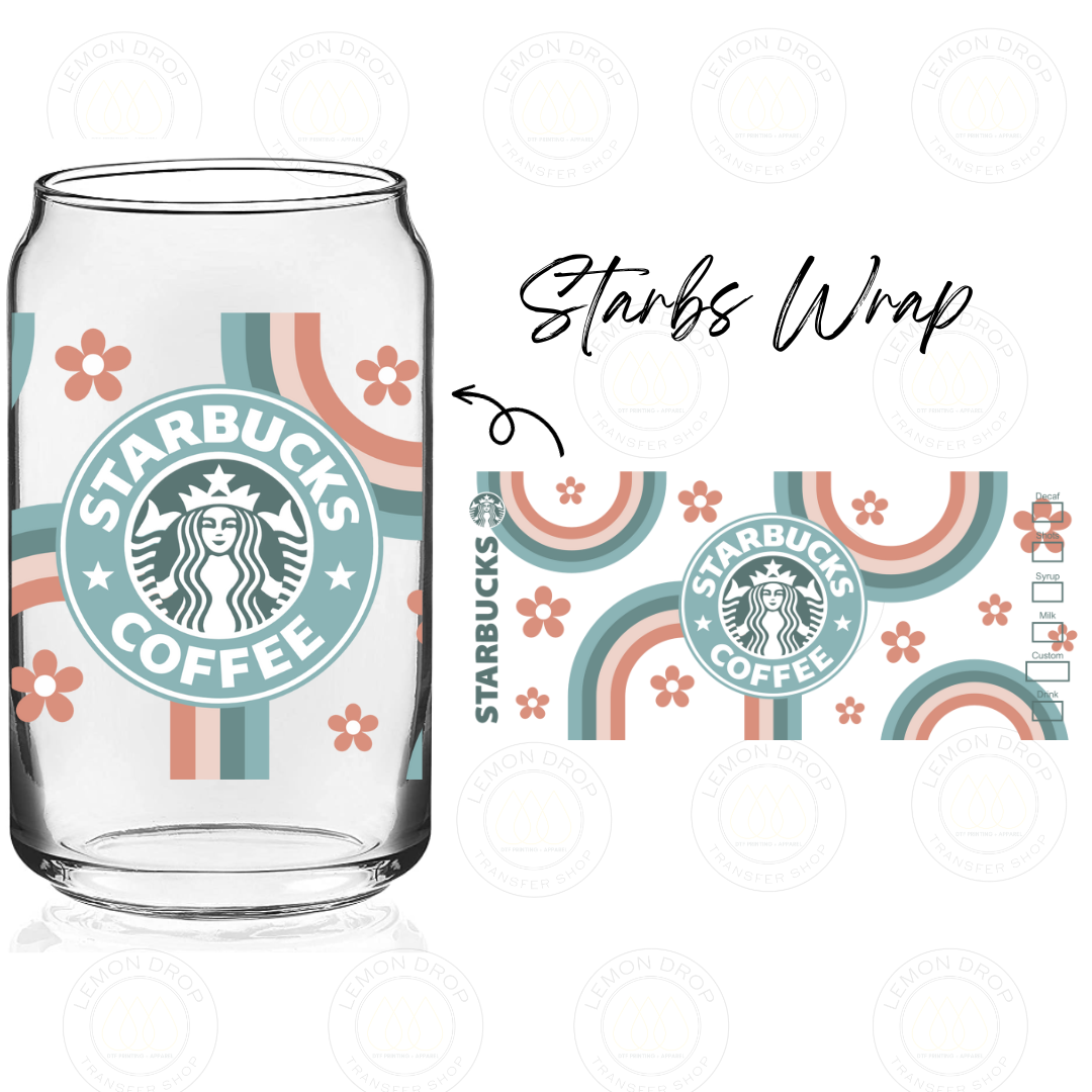 Starbs Wrap UV DTF 16OZ CUP WRAP