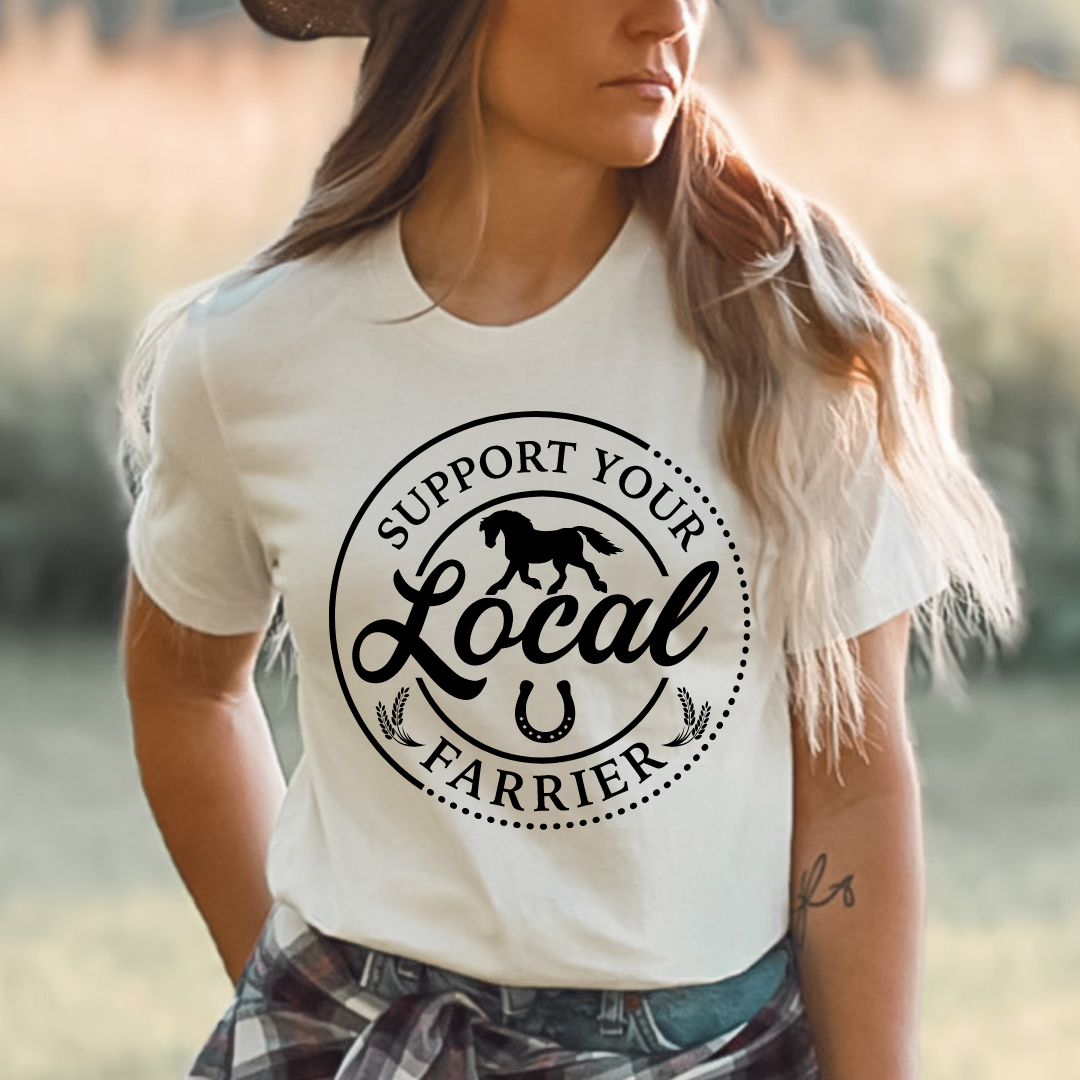 SUPPORT YOUR LOCAL FARRIER READY TO PRESS DTF TRANSFER