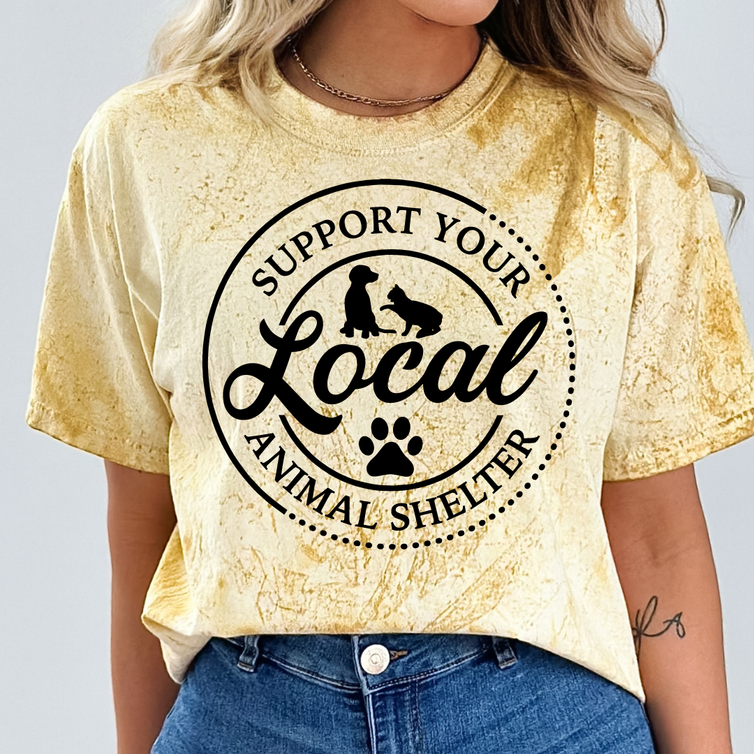 SUPPORT YOUR LOCAL ANIMAL SHELTER READY TO PRESS DTF TRANSFER