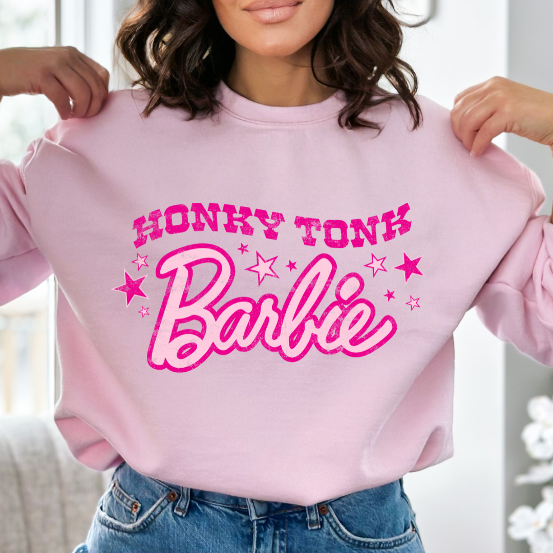 HONKY TONK BARBIE- READY TO PRESS DTF TRANSFER