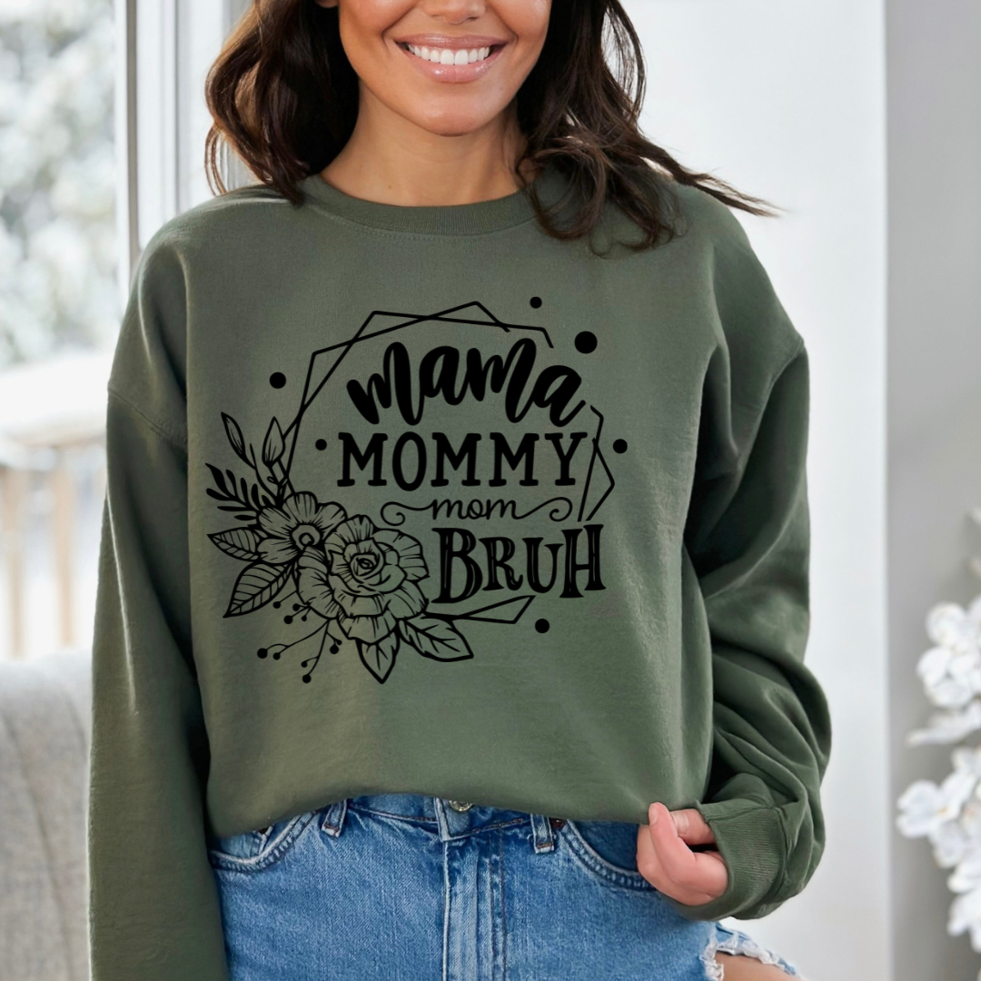 MAMA MOMMY MOM BRUH - READY TO PRESS DTF TRANSFER