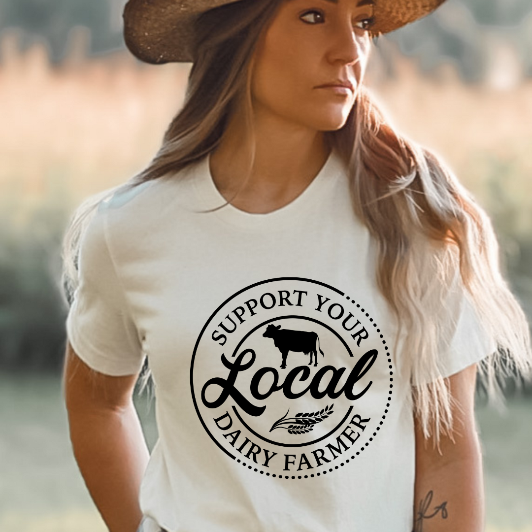 SUPPORT YOUR LOCAL DAIRY FARMER READY TO PRESS DTF TRANSFER