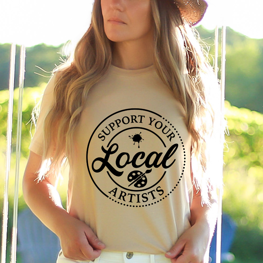 SUPPORT YOUR LOCAL ARTISTS READY TO PRESS DTF TRANSFER