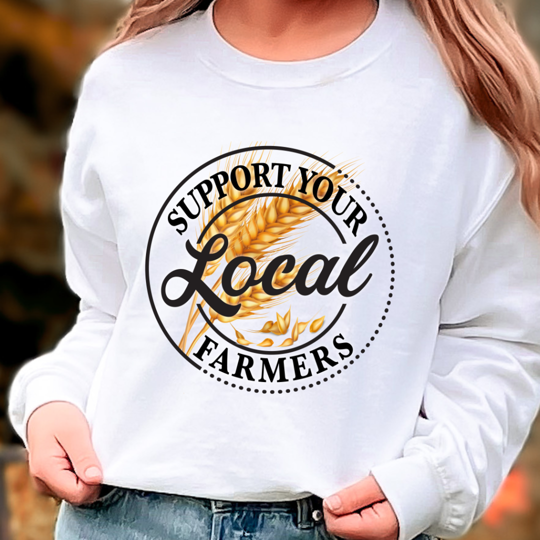 SUPPORT YOUR LOCAL FARMERS READY TO PRESS DTF TRANSFER