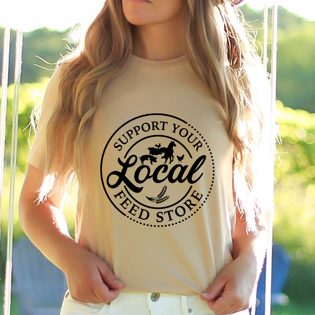 SUPPORT YOUR LOCAL FEED STORE READY TO PRESS DTF TRANSFER