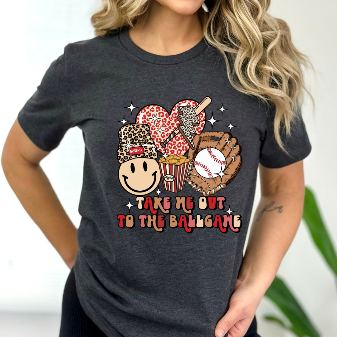 TAKE ME OUT TO THE BALL GAME - DTF Transfer – Lemon Drop Transfer Shop