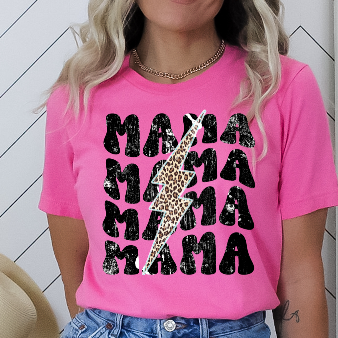 LEOPARD MAMA - READY TO PRESS DTF TRANSFER New Design