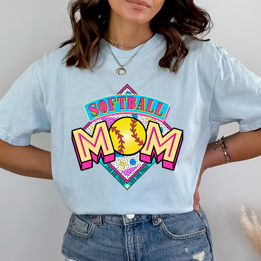 Softball Mom - DTF TRANSFER