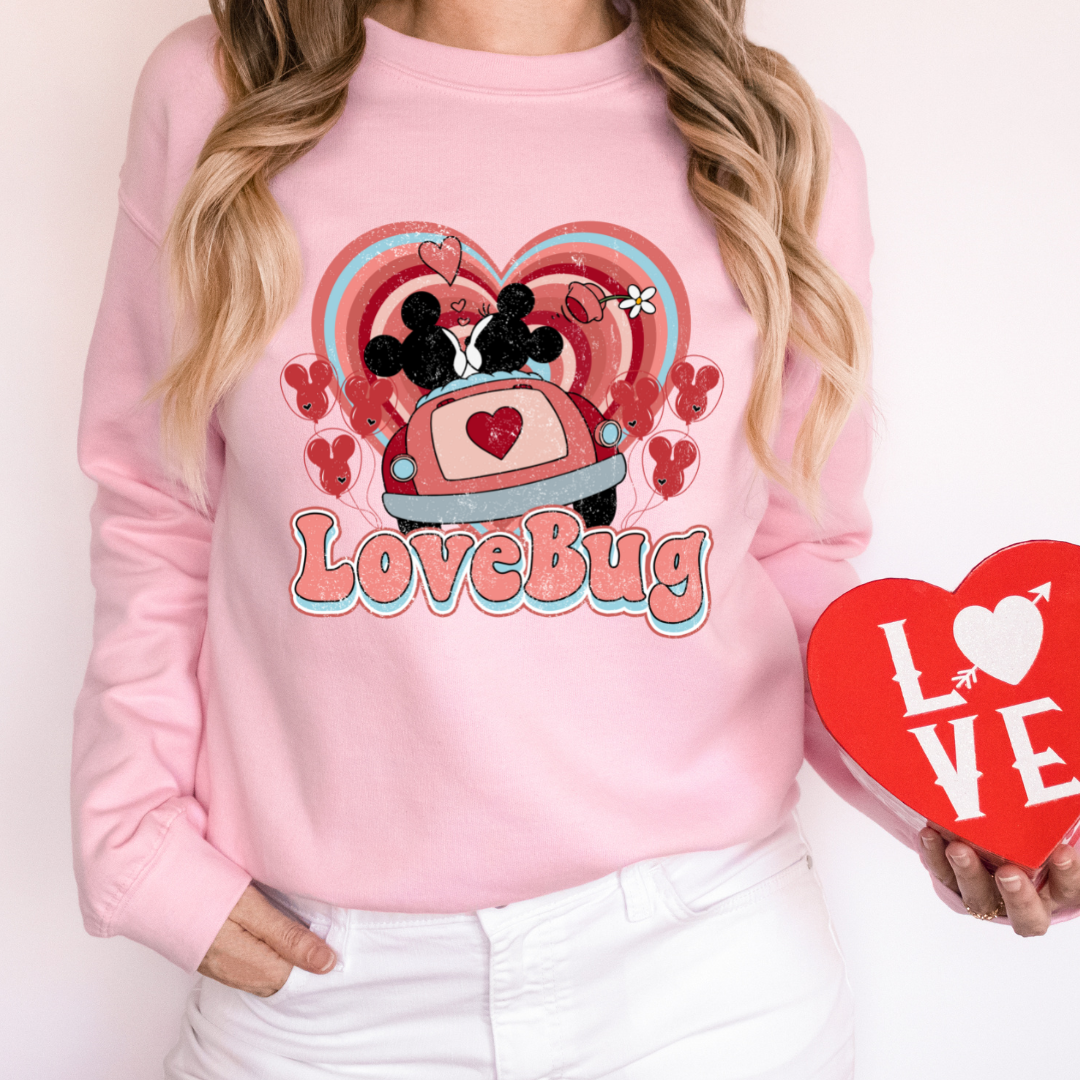 RETRO LOVE BUG READY TO PRESS DTF TRANSFER