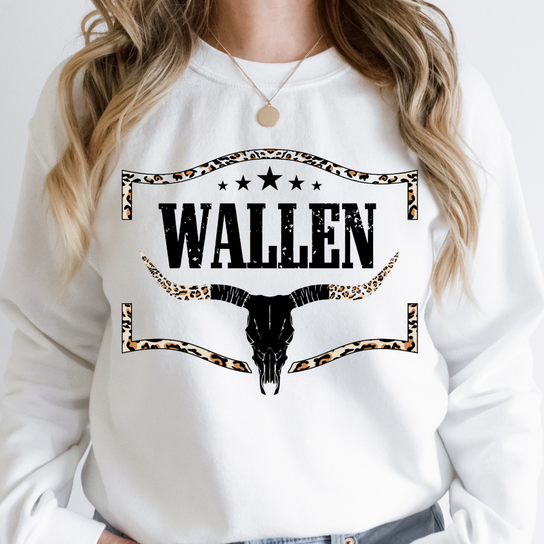 WALLEN LEOPARD BULL READY TO PRESS DTF TRANSFER