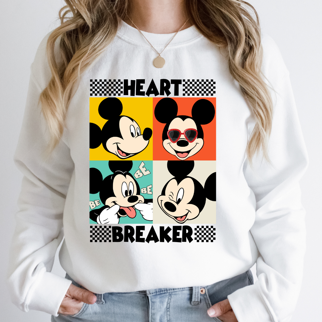 HEARTBREAKER MICKEY READY TO PRESS DTF TRANSFER