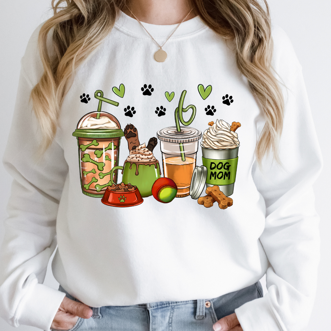 DOG MOM COFFEE READY TO PRESS DTF TRANSFER