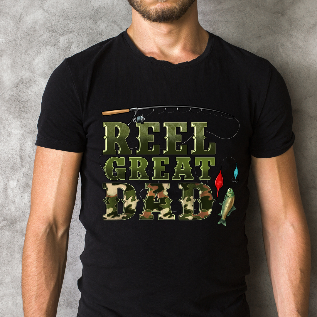 Reel Great Dad - DTF TRANSFER New Design