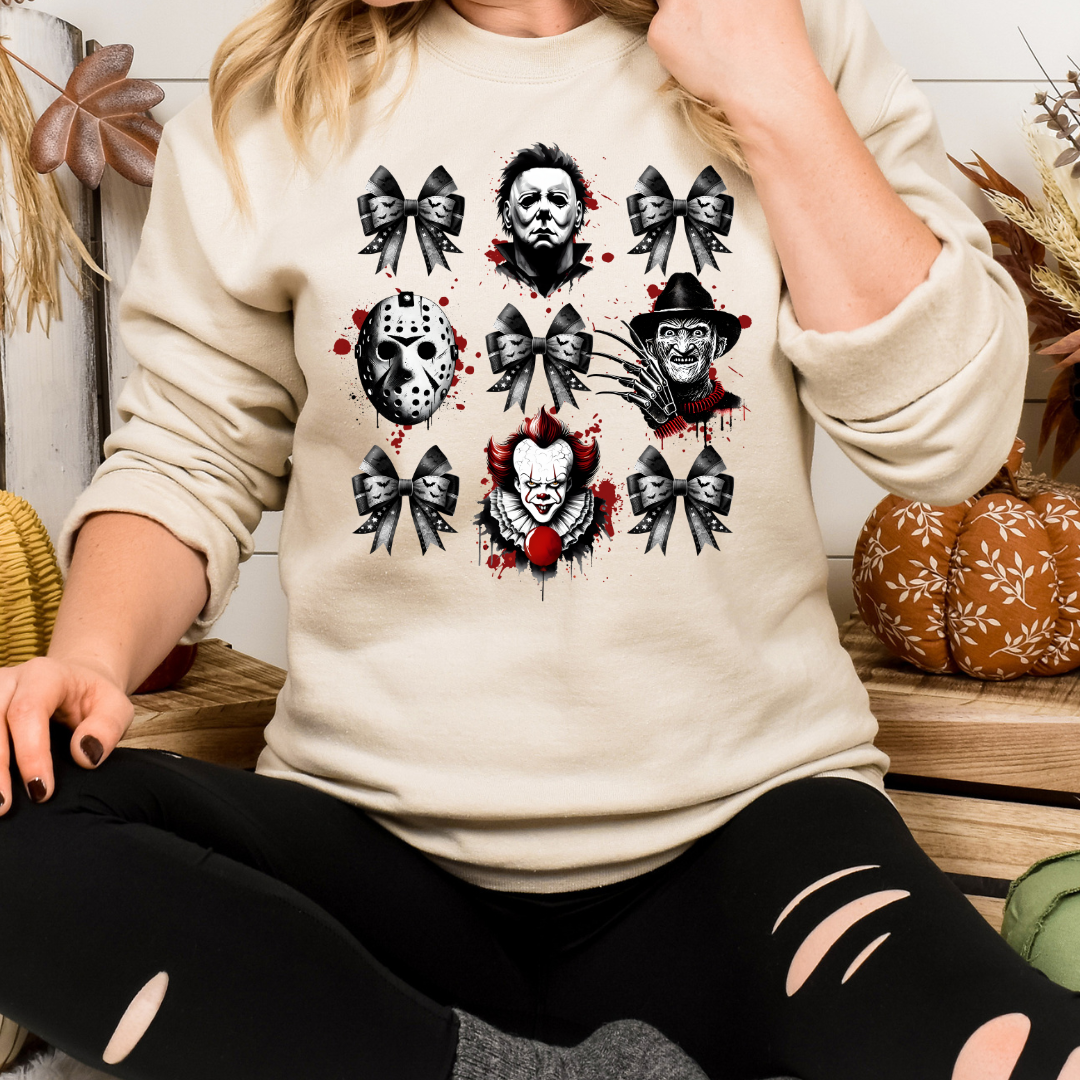 Serial Killers and Bows Unisex Crewneck