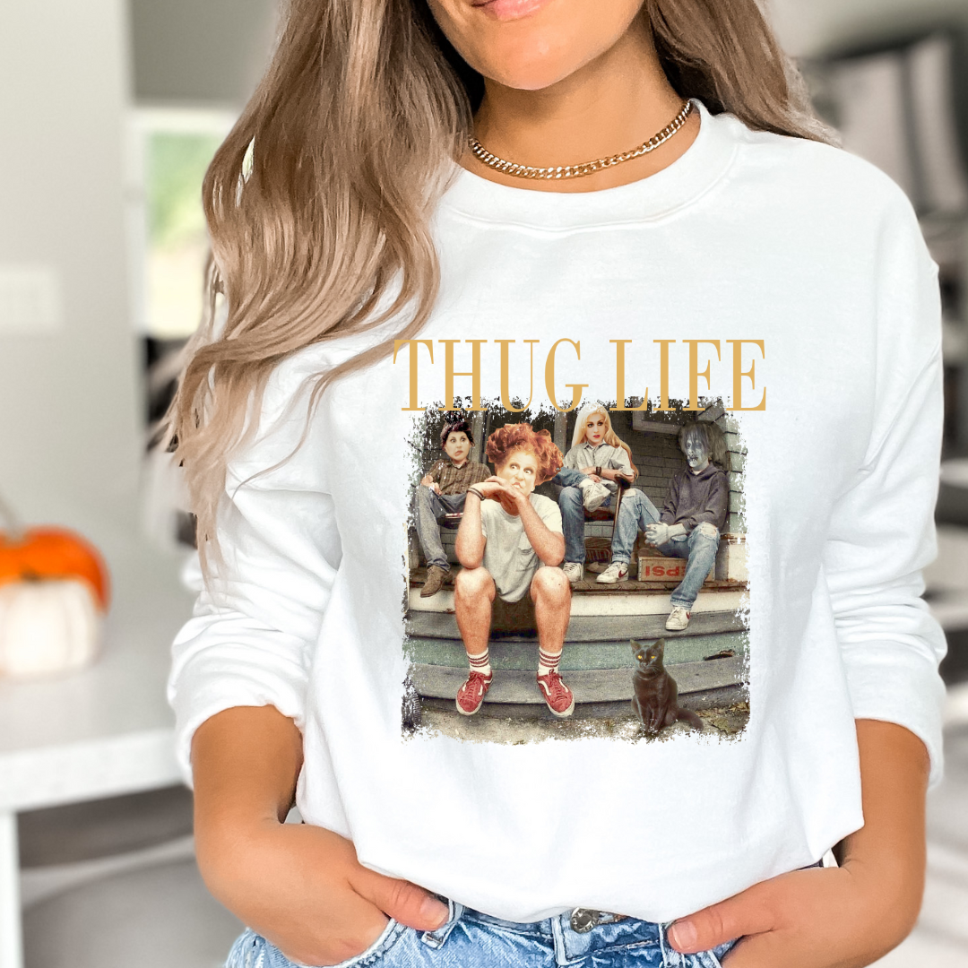 Sanderson Sisters Thug Life Unisex Crewneck