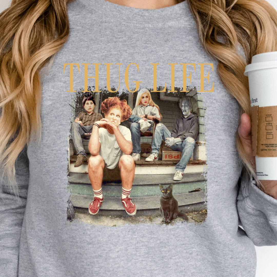 Sanderson Sisters Thug Life Unisex Crewneck