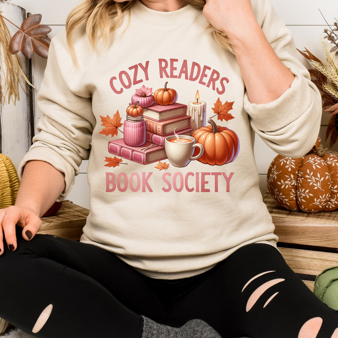 Cozy Season Book Society Unisex Crewneck