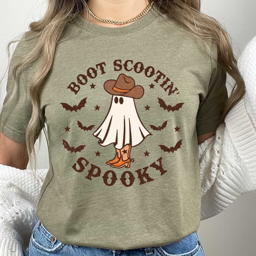 Boot Scootin Spooky - DTF TRANSFER New Design