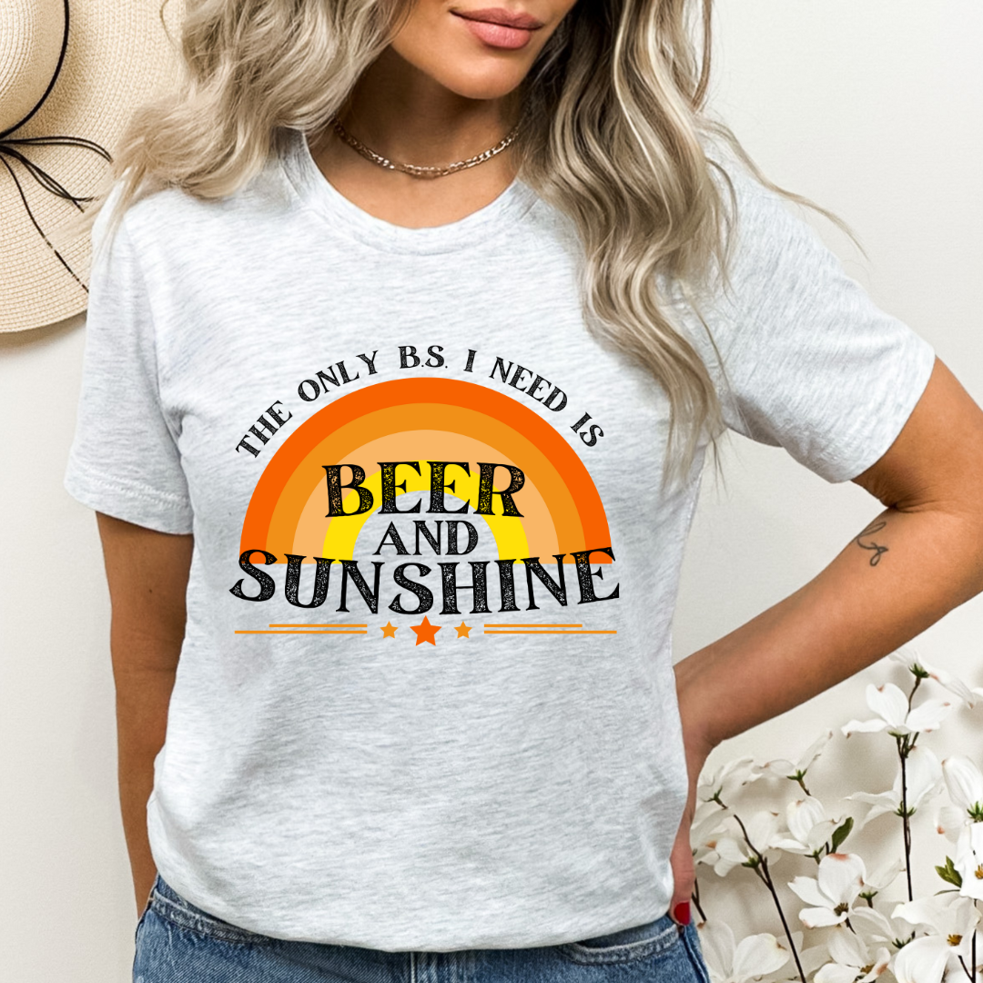 BEER AND SUNSHINE -  DTF TRANSFER New Design