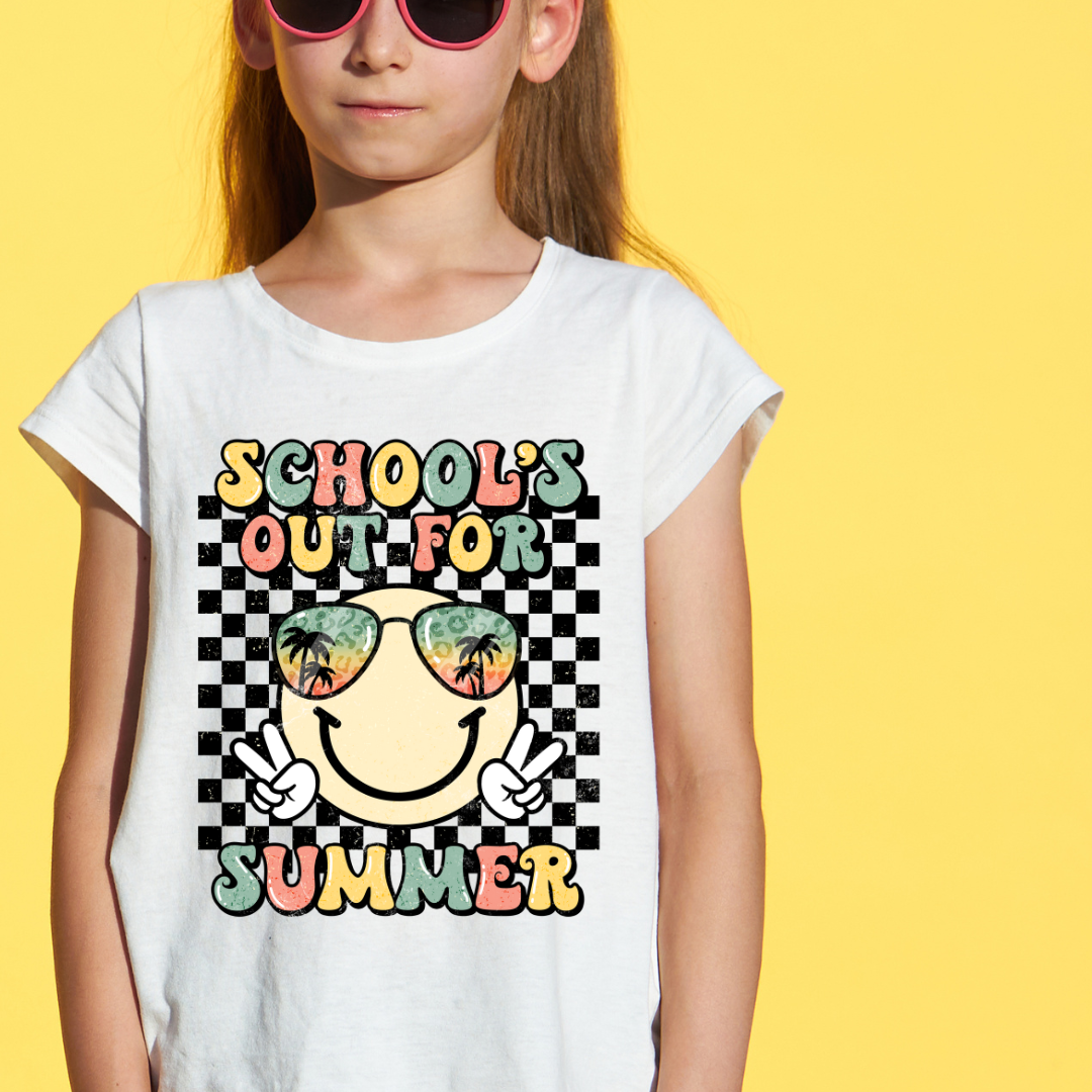 Schools Out For Summer - KIDS DTF TRANSFER New Design