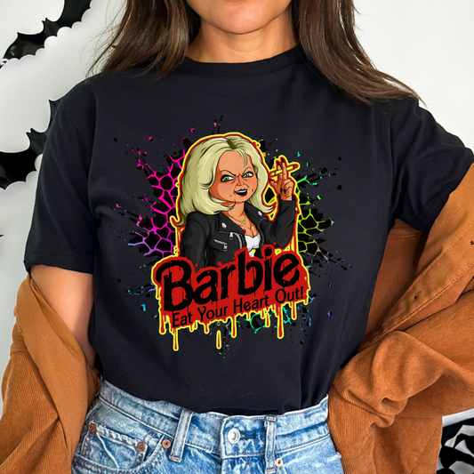 Barbie Eat Your Heart Out Relaxed Unisex Tee