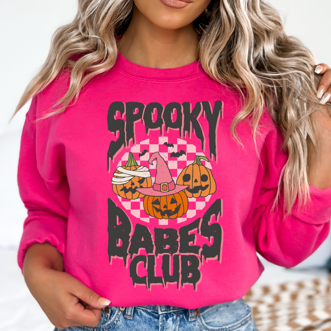 Spooky Babes Club Cozy Unisex Crewneck