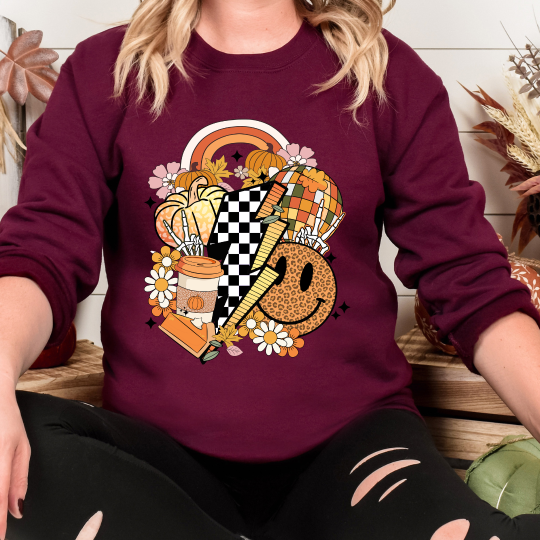 Fall Vibes Cozy Unisex Crewneck