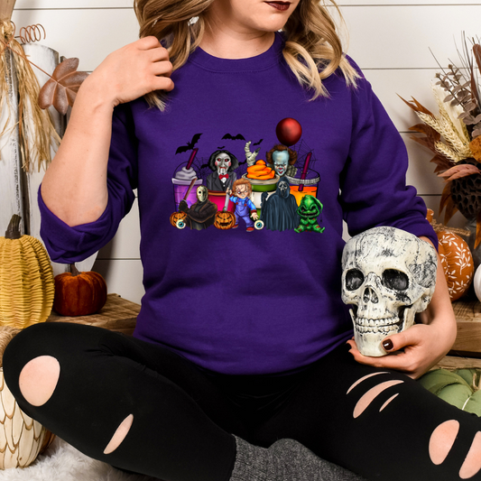 Spooky Coffee Cozy Unisex Crewneck