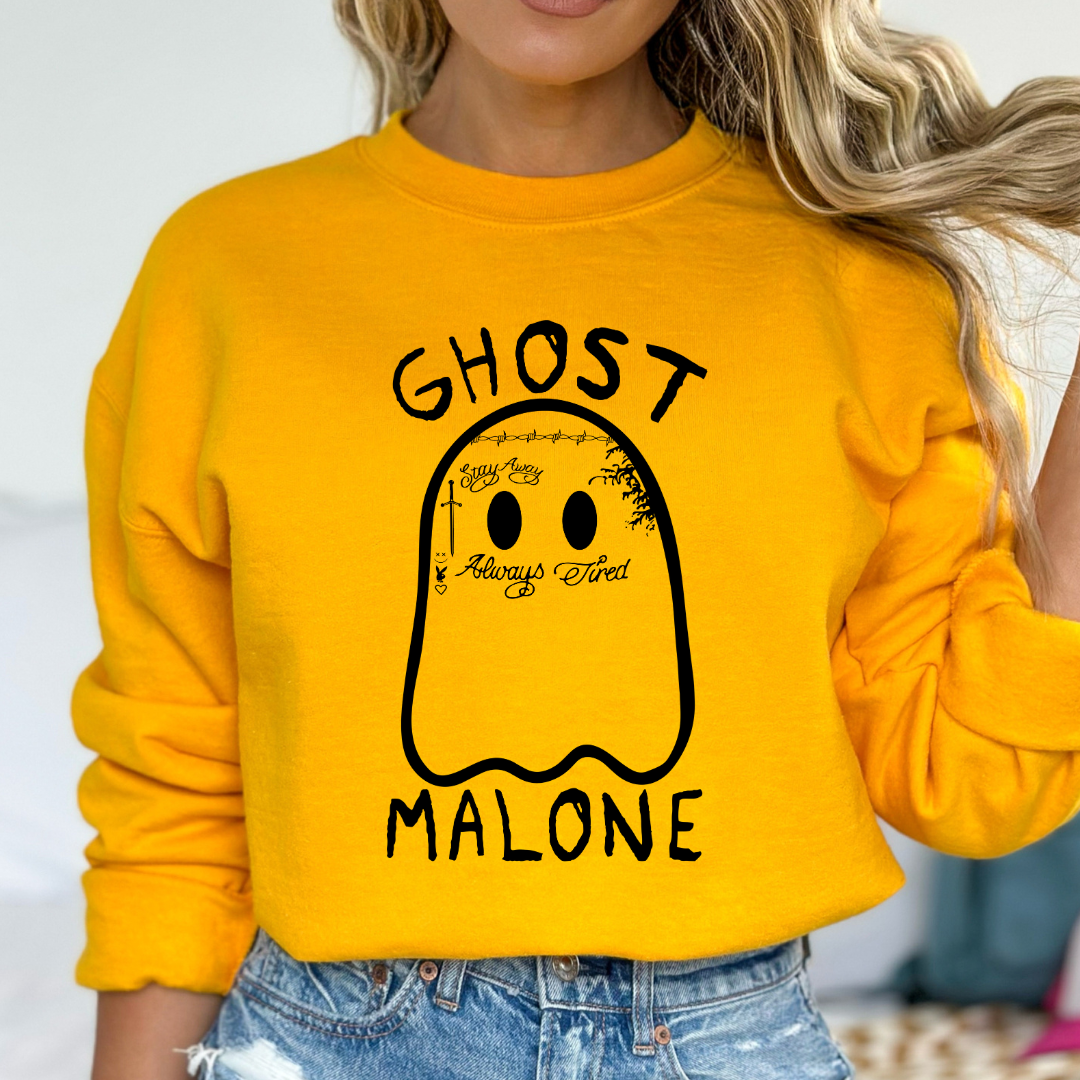 Ghost Malone Cozy Unisex Crewneck