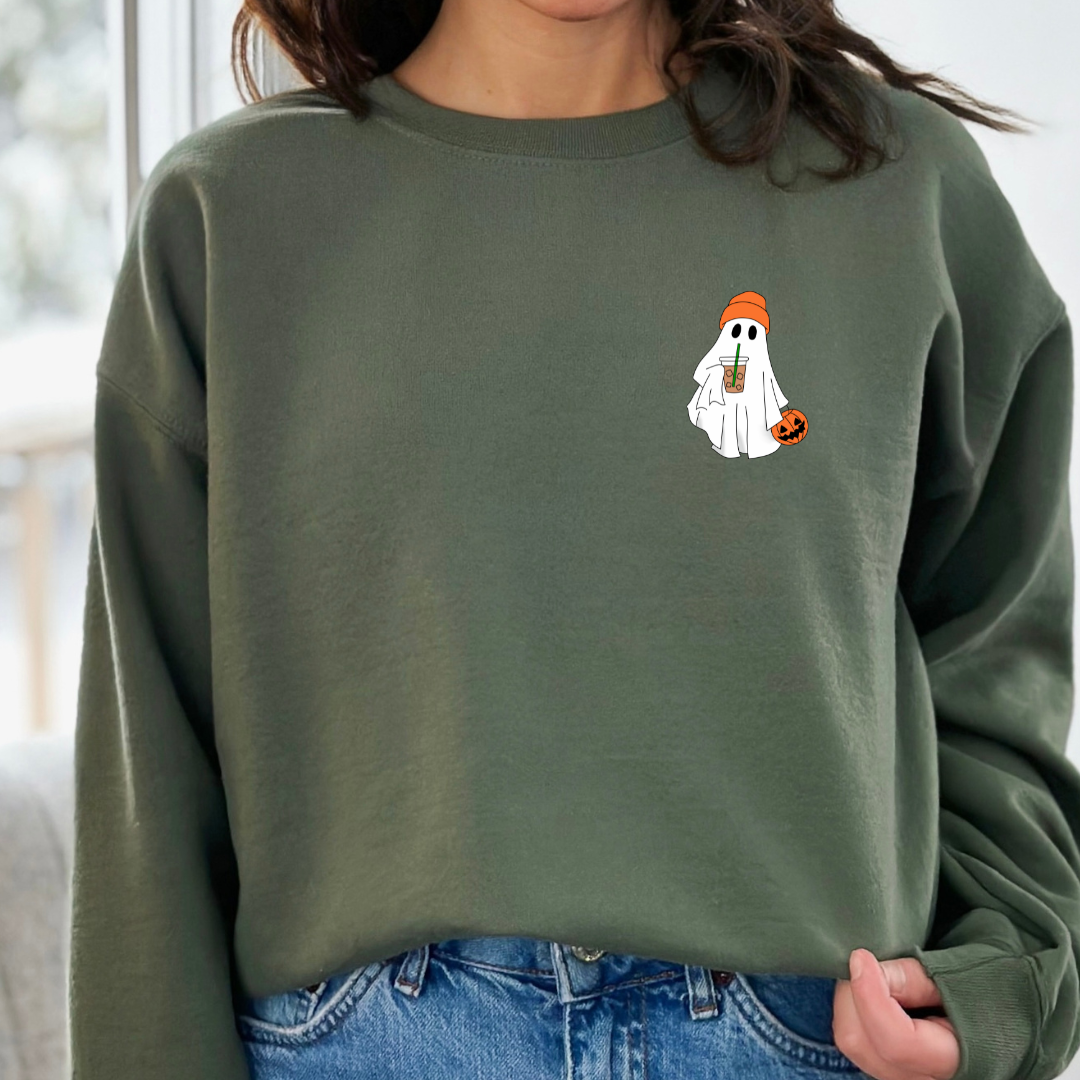 Iced Capp Ghosty Cozy Unisex Crewneck