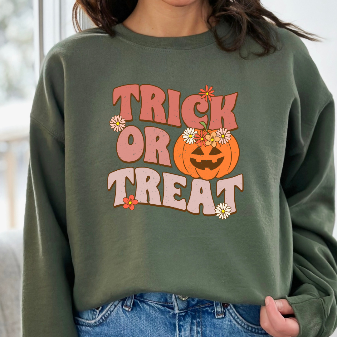 Trick or Treat - DTF TRANSFER New Design – Lemon Drop Transfer Shop