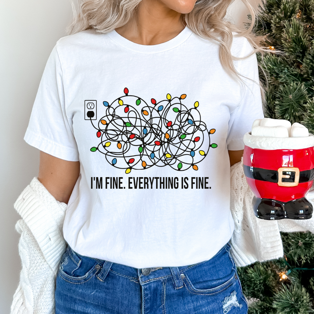 Everything is Fine Relaxed Unisex Tee